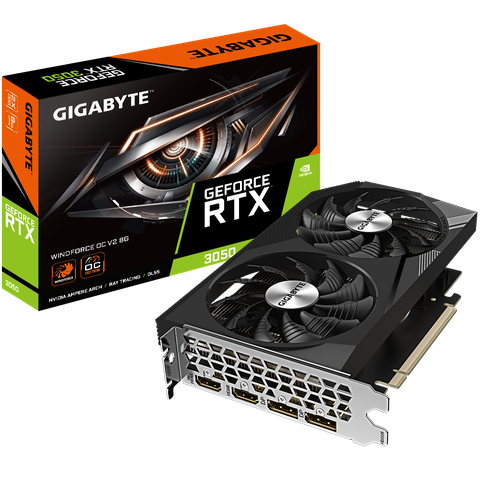 Gigabyte GeForce RTX™ 3050 WINDFORCE OC 8G V2