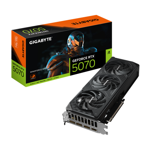 Card đồ họa Gigabyte GeForce RTX™ 5070 WINDFORCE 12G
