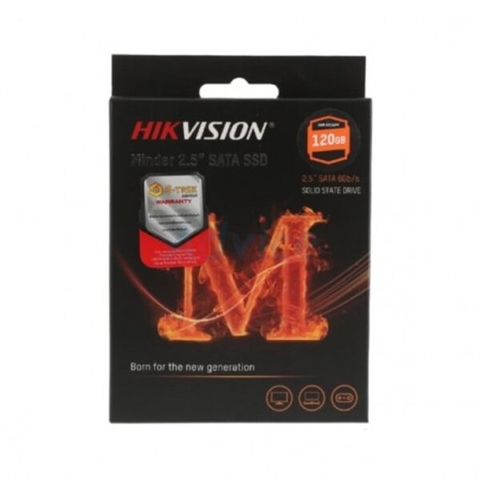 Ổ cứng Hikvision SSD Minder (S) 2.5 SATA dung lượng 120G, 3D TLC | Hàng chính hãng