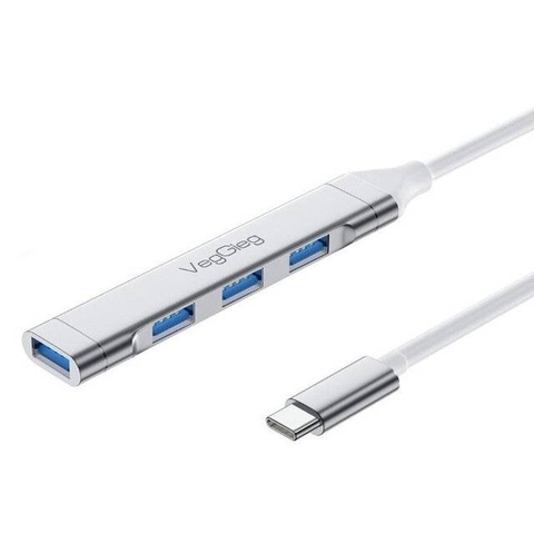 Bộ chia Type-C 4 cổng VegGieg V-K304 – USB 3.0 + USB 2.0