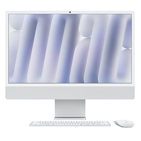 PC iMac M4 10C CPU 10C GPU 16GB RAM 256GB SSD 24 inch 4.5K Nano-Texture Bạc