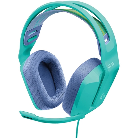 Tai nghe chơi game nhẹ có dây Logitech G335 Mint 981-001025 | Hàng chính hãng