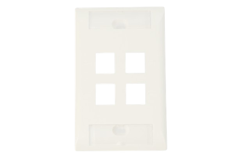 Mặt nạ 4 port Faceplate Kit COMMSCOPE (1-2111011-3) | Hàng chính hãng