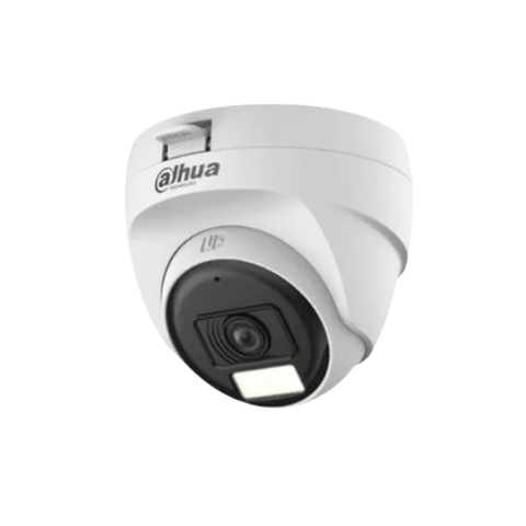 Camera Dome HDCVI Full Color ánh sáng kép thông minh 2.0MP DH-HAC-T1A21P-U-IL-A-VN | Hàng chính hãng