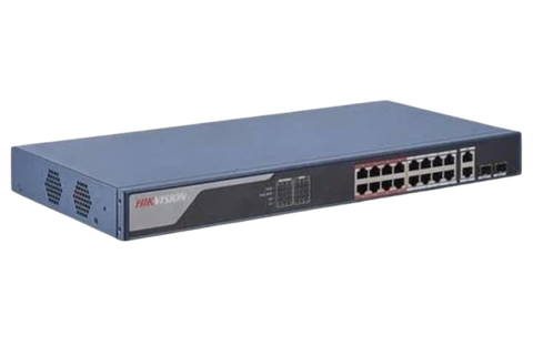 Switch PoE mạng thông minh 16 cổng Hikvision DS-3E1318P-SI | Hàng chính hãng