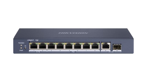 Switch mạng Hi-PoE 8 cổng PoE Hikvision DS-3E0510HP-E | Hàng chính hãng