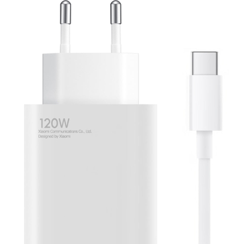 Combo Sạc Cáp Xiaomi Network Charger 120W BHR9462EU (USB A + Cáp Type C) | Hàng chính hãng