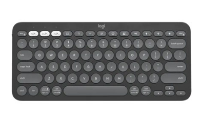 Bàn phím không dây Logitech Pebble keys 2 K380s Màu xám (Wireless/Bluetooth)   920-011753 | Hàng chính hãng