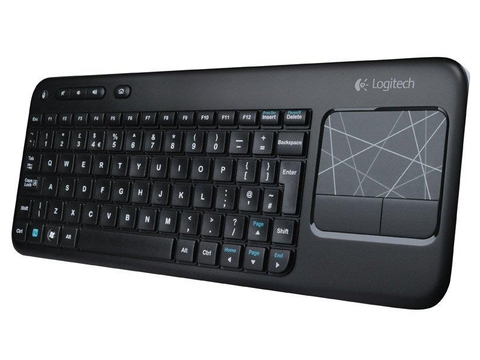 Bộ bàn phím chuột không dây Logitech K400 Đen