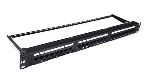 Patch panel LS 24-port 1U Empty Cat5e (LS-PP-24P-E-ECO) | Hàng chính hãng