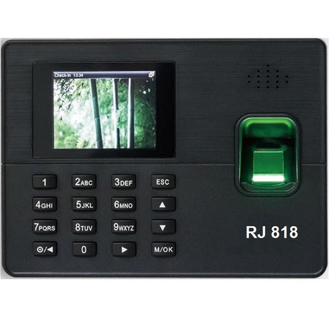 Máy chấm công vân tay RJ818 | Hàng chính hãng