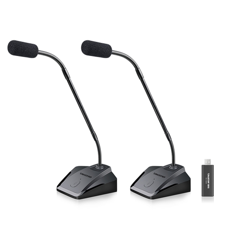 Bộ 2 Micro hội nghị không dây USB kênh kép takstar MS-580W | Hàng chính hãng