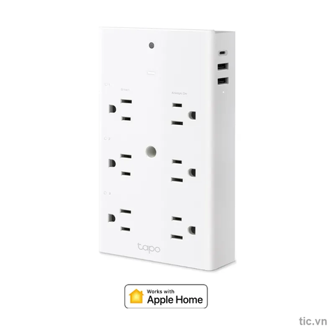 Ổ cắm nối dài Wi-Fi thông minh Tapo P306 3 ổ cắm + USB 18W Chính Hãng