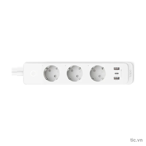 Ổ cắm Wi-Fi thông minh Tapo P300 3 ổ cắm 2 USB-A 1 USB-C 18W Chính Hãng