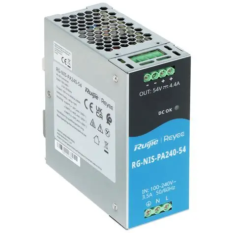RG-NIS-PA240-54 – Bộ nguồn công nghiệp 54V DC, công suất 240W