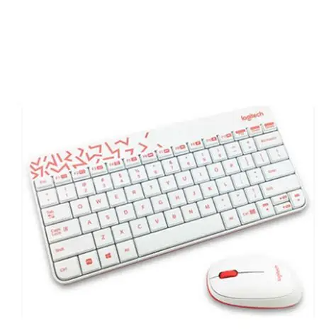 (M&KB) LOGITECH MK240 WIRELESS/OPTICAL/ĐEN – LỤC NHẠT/TRẮNG – ĐỎ