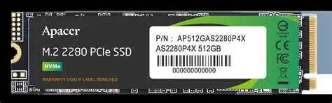 Ổ cứng SSD Apacer AS2280P4X 512GB M.2 NVMe PCIe Gen3 x4 (AP512GAS2280P4X-1)