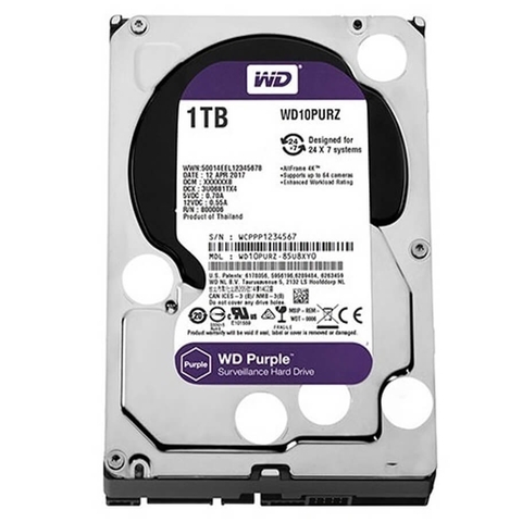 Ổ Cứng Western Digital Purple 1TB: Giải Pháp Lưu Trữ Camera Chuyên Dụng Số 1 Thế Giới