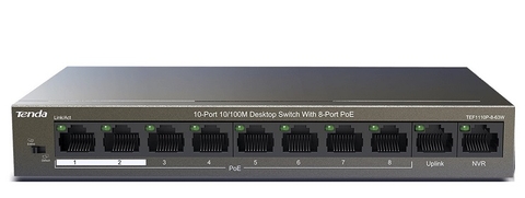 Switch Tenda TEF1110P-8-102W | Hàng chính hãng
