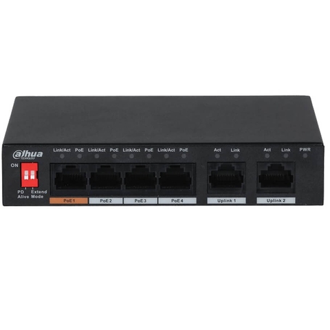 Switch PoE 6 cổng Dahua DH-PFS3006-4ET-60