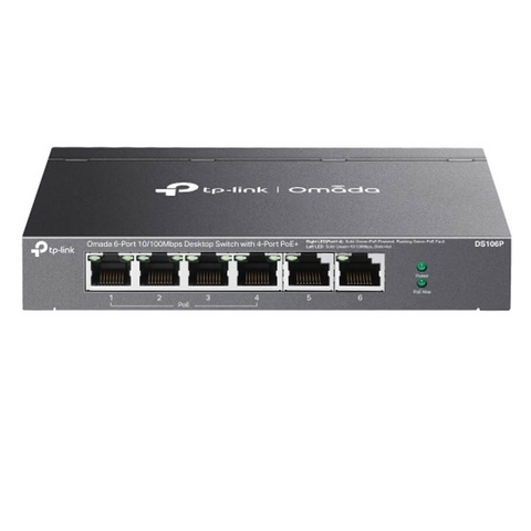 Omada 6-Port FE Unmanaged PoE Switch TP-LINK DS106P | Hàng chính hãng