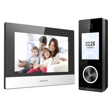 Bộ Kit Chuông Cửa Màn Hình IP Hikvision KIS6633