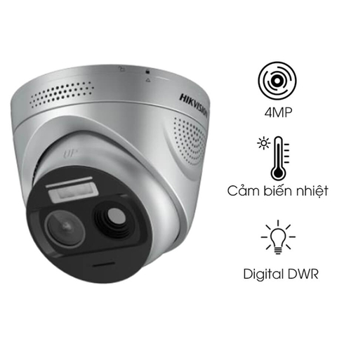 Camera IP báo cháy 4MP Hikfire SH334V2 3mm – Giải pháp phát hiện cháy sớm bằng AI