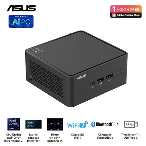 Mini PC Asus NUC 15 PRO RNUC15CRHU5 (Intel® Core™ Ultra 5-225H/ DDR5/ No OS)