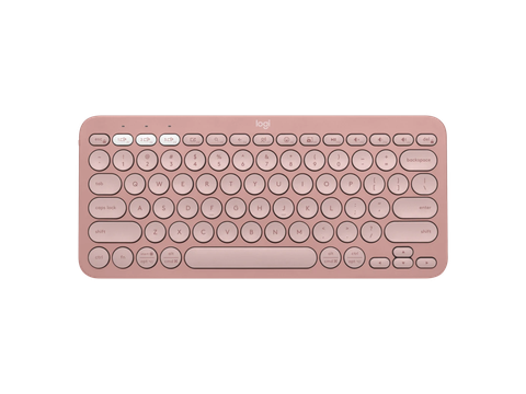 Bàn phím Bluetooth Logitech Pebble Key 2 K380S (hồng) 920-011755(Hết hàng) | Hàng chính hãng