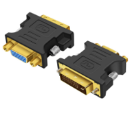 DVI 24+5 VGA Famale Adapter Golden-Plated Connector - V-S110 | Hàng chính hãng