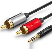 DC3.5mm to RCA* 2 Audio Cable 1.5m - V-A402 | Hàng chính hãng