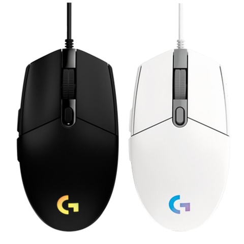 Chuột LOGITECH G102 GEN2 LIGHTSYNC GAMING - ĐEN/TRẮNG