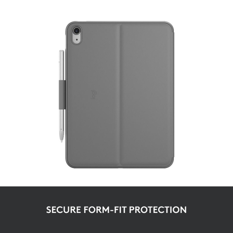 Bao da kèm phím Logitech Slim Folio dành cho iPad Gen 10  (920-011432) | Hàng chính hãng