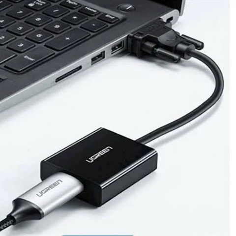 Bộ Chuyển Đổi VGA Sang HDMI UGREEN 50945 – Hỗ Trợ Audio, Full HD 1080P@60Hz