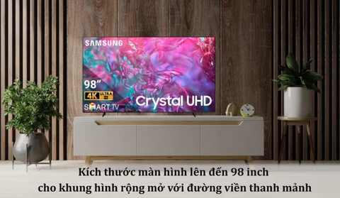Smart Tivi Samsung 98DU9000 UHD 4K 98 inch [2024] | Hàng chính hãng