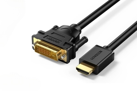 Cáp HDMI to DVI (24+1) 1,5m Ugreen UG-11150 chính hãng | Hàng chính hãng