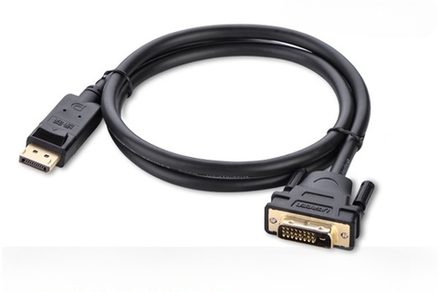 Cáp chuyển Displayport to DVI 24+1 1,5M chính hãng Ugreen 10243 hỗ trợ HD 1080p | Hàng chính hãng