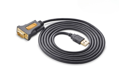 Cáp USB to Com RS232 DB9 chính hãng Ugreen 20210 dài 1m | Hàng chính hãng