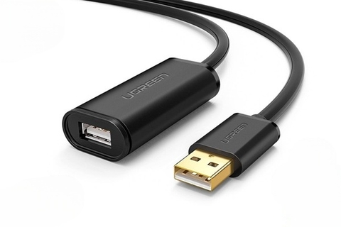 Cáp nối dài USB 5m có IC khuyếch đại cao cấp Ugreen 10319 | Hàng chính hãng