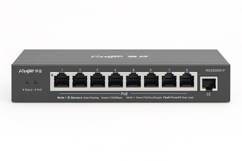 Switch POE 9 cổng RUIJIE REYEE RG-ES209GC-P | Hàng chính hãng