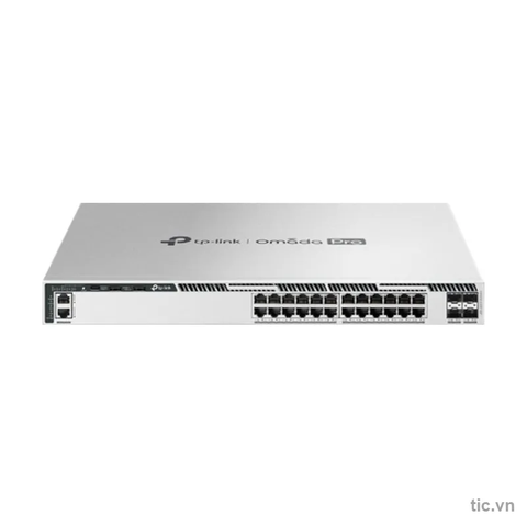 Switch PoE+ L3 Omada Pro S6500-24GP4XF 24 cổng Gigabit + 4 cổng 10G Chính Hãng
