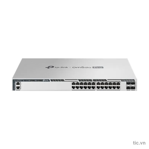 Switch PoE++ L3 Omada Pro S6500-24MPP4Y 24 cổng 2.5G + 4 cổng 25G Chính Hãng