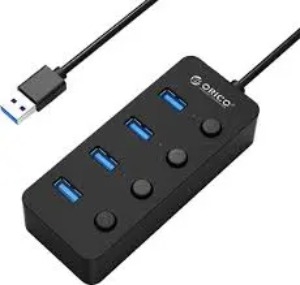 Bộ chia USB HUB 4 cổng USB 3.0 ORICO W9PH4 | Hàng chính hãng