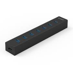 Bộ chia USB HUB 7 cổng USB 3.0 H7013-U3-AD-BK | Hàng chính hãng