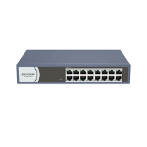 Switch 16 cổng HIKVISION DS-3E0116R-O (16 ports 10/100M RJ45, Vỏ kim loại) | Hàng chính hãng