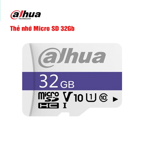 Thẻ nhớ Micro SD 32Gb DAHUA DHI-TF-C100/32GB | Hàng chính hãng