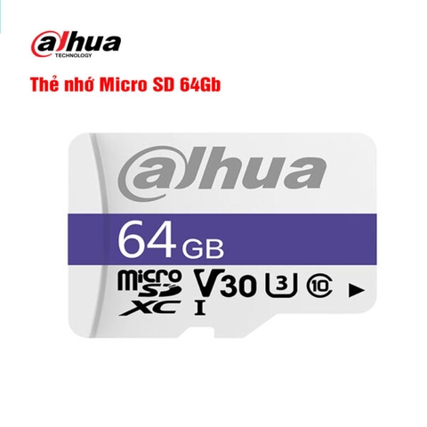 Thẻ nhớ Micro SD 64Gb DAHUA DHI-TF-C100/64GB | Hàng chính hãng