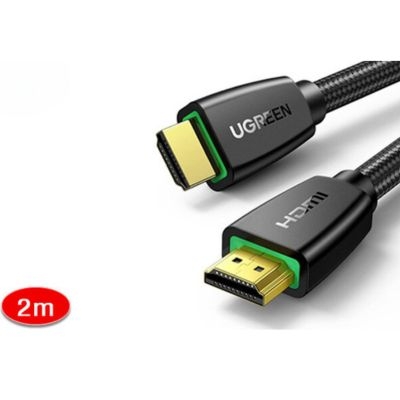 Cáp HDMI 2m chuẩn 2.0 Chính hãng Ugreen 40410 hỗ trợ 3D, 4K | Hàng chính hãng