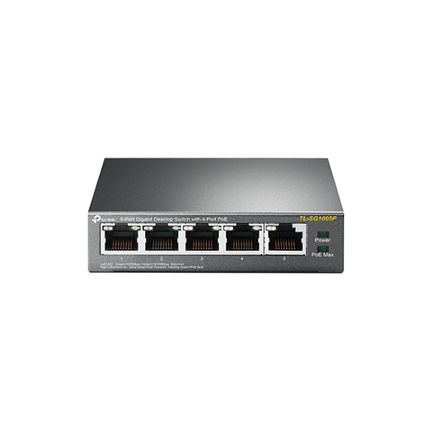 Switch TP-Link TL-SF1005P Để Bàn 5 cổng 10/100Mbps với 4 cổng PoE | Hàng chính hãng