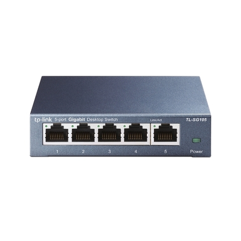 Switch Để Bàn 5 cổng 10/100/1000Mbps tp-link TL-SG105 | Hàng chính hãng
